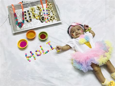Tips For Taking Stunning Holi Photography Of Your Baby