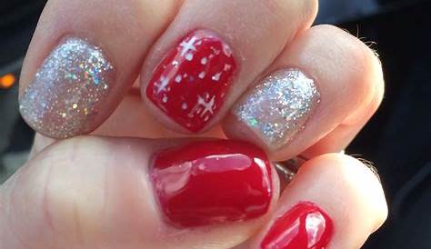 Holiday Nails Gel Ideas ChristmasReady Ombré Red Ombre Ombre Red