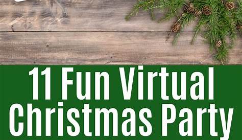 Holiday Party Ideas Virtual