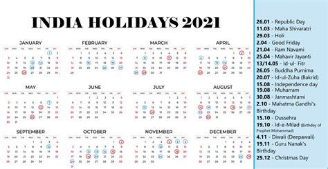 holiday calendar 2024 india list
