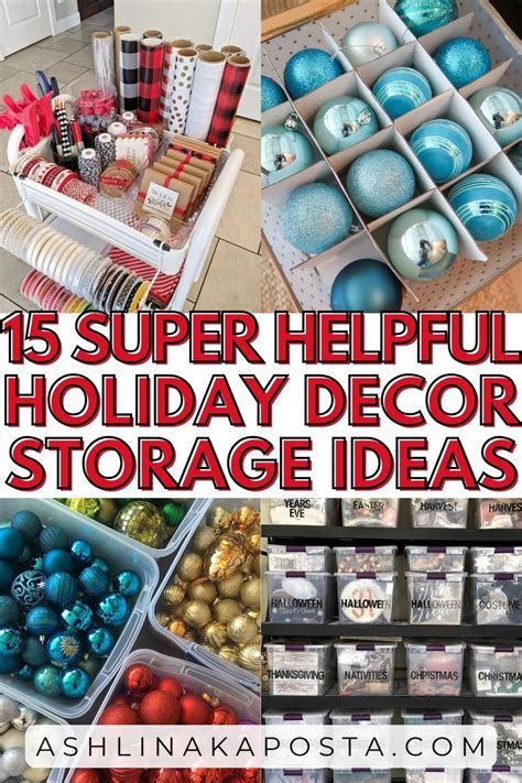 Holiday Decor Storage