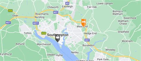 holiday inn southampton map