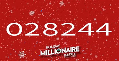 holiday raffle winning numbers kansas 2023