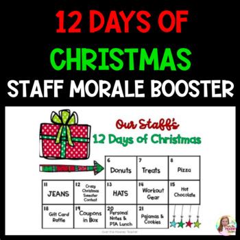 holiday staff morale booster ideas