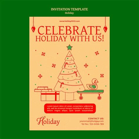 holiday template design