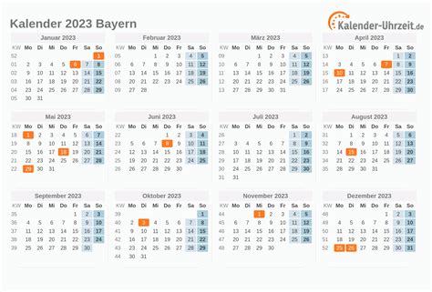 holidays in bayern 2023