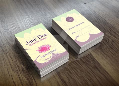 Teal Gold Energy Holistic Yin Yang Business Card by