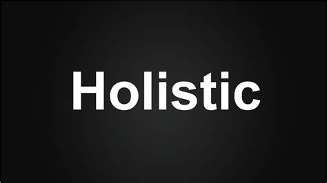holistic view meaning in urdu with example
