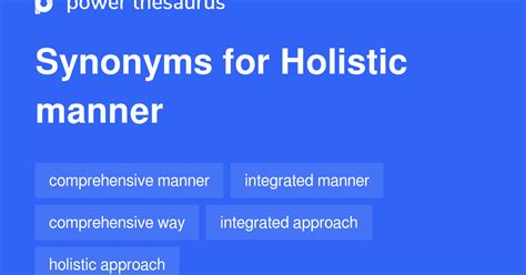 holistic view synonym