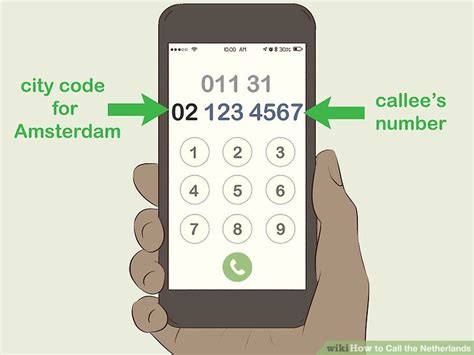 holland phone code
