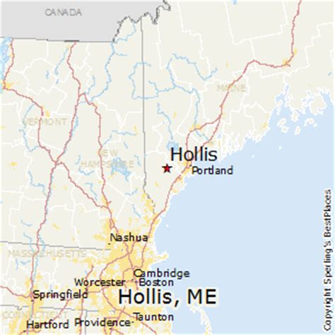 Hollis Me Map
