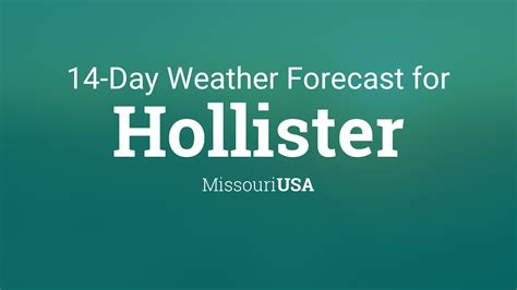 hollister mo weather forecast