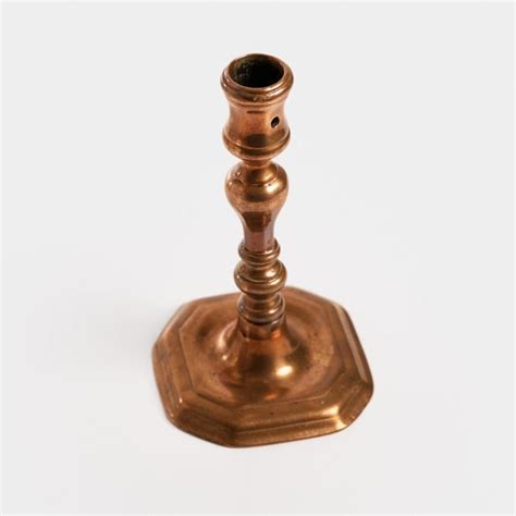 Hollow Brass Candlestick