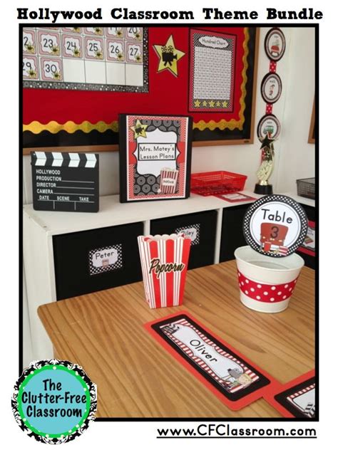 Hollywood Theme Classroom Printables