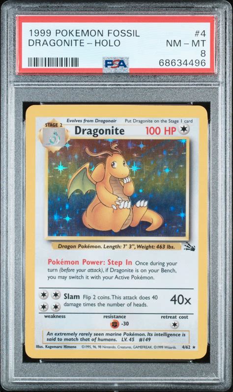 holo dragonite fossil
