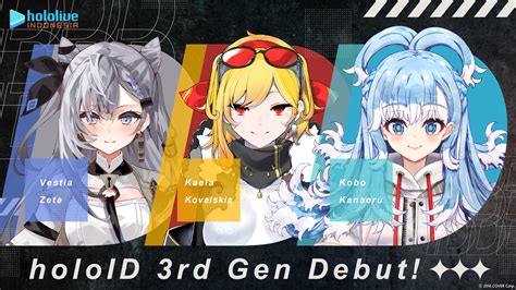 Hololive Indonesia Generasi 3 Siap Debut Dalam 3 Hari Kedepan! Area Topik