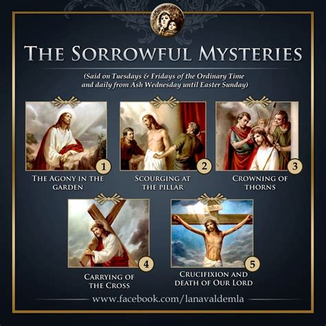 holy catholic rosary sorrowful mysteries