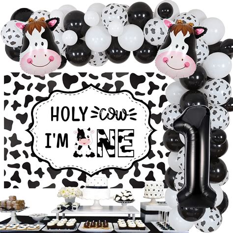 holy cow birthday decorations