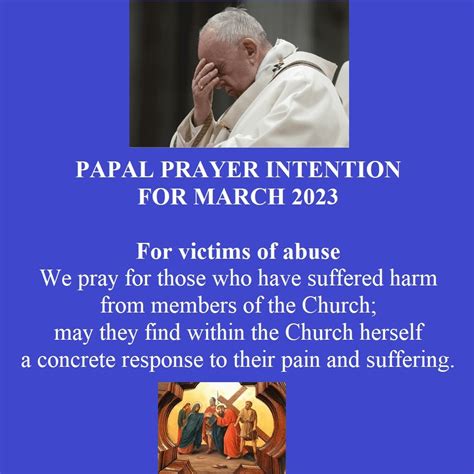 holy father prayer intentions 2023