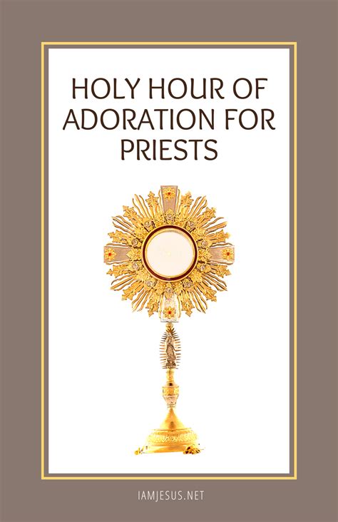 holy hour prayers for priests