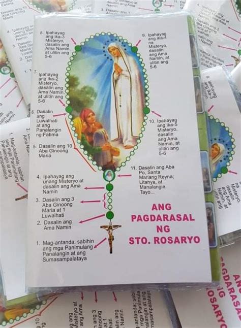 holy rosary in tagalog version