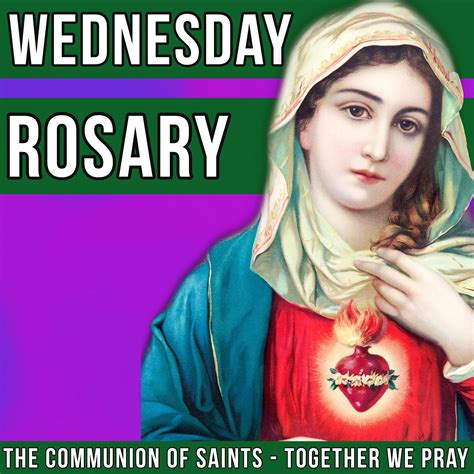 holy rosary wednesday audio