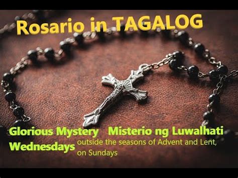 holy rosary wednesday tagalog