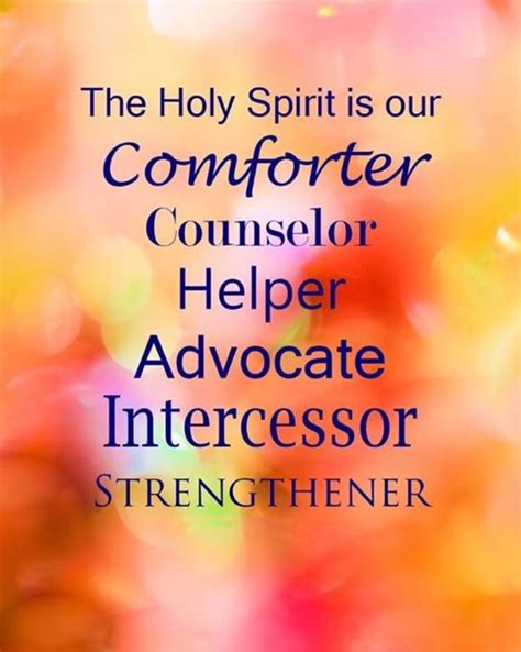 holy spirit our helper scriptures