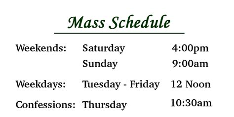 holy trinity mass hours