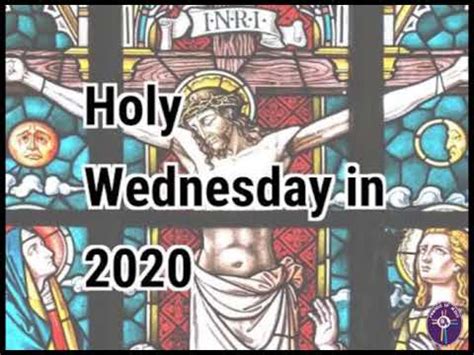 holy wednesday 2020 date