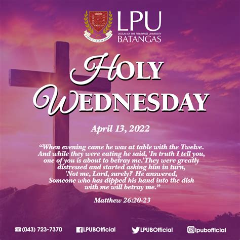 holy wednesday 2024 images
