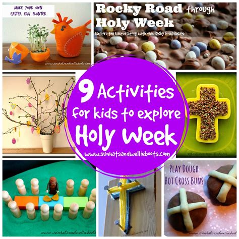 holy week food activities