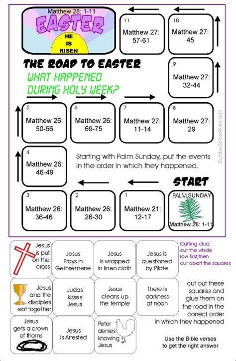 holy week sunday school lessons for children