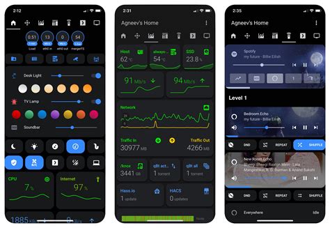 Home Assistant dashboards for tablet and mobile Smart Home Makers