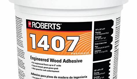 Roberts 1 Gal. Engineered Wood Glue Adhesive14071 The Home Depot