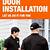 home depot installation services