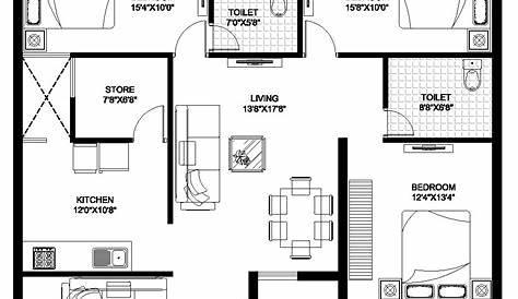 Home Design 40 X 50 House Plans For Feet Plot DecorChamp