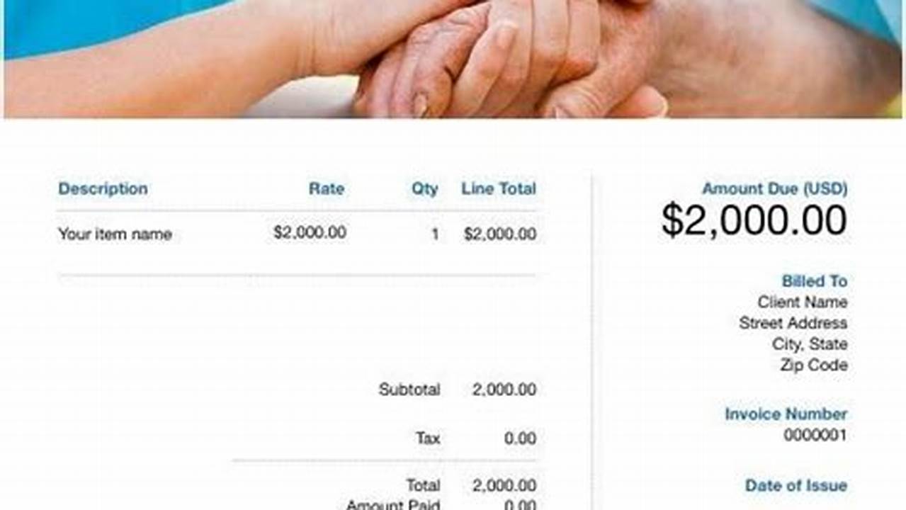 Streamline Your Home Health Care Billing with a Professional Invoice Template