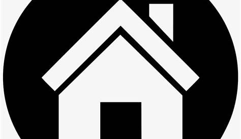 Home Icon House Icon Black White Stock Vector (Royalty Free) 2042908577