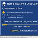 home insurance calculation