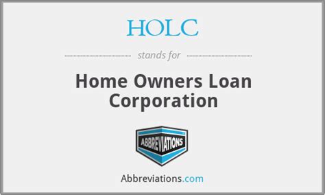 home owners loan corporation holc
