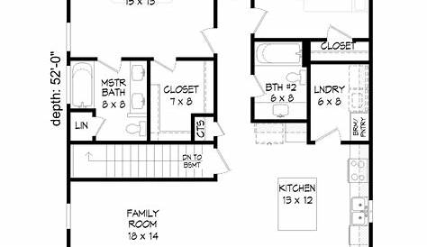 Traditional Style House Plans 2560 Square Foot Home , 2