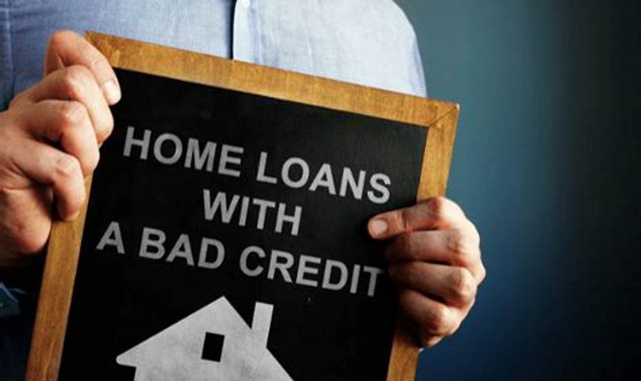 home repair loans for bad credit