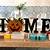 home sign with interchangeable holiday