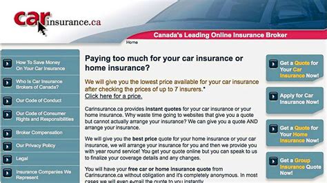 home and auto insurance quotes canada