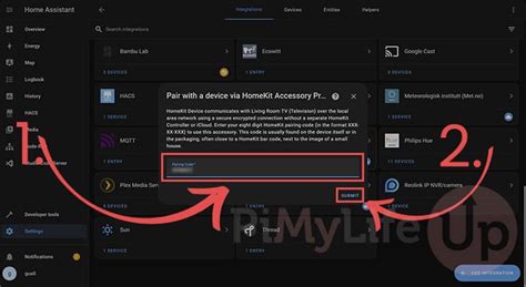 home assistant homekit code