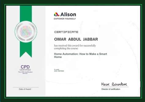 Home Automation Certification