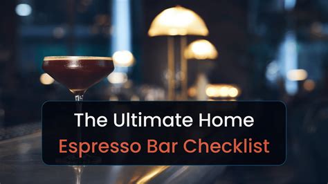 Home Bar List