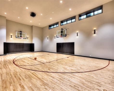 home basketball court indoor