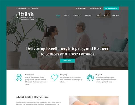 Home Care Web Design